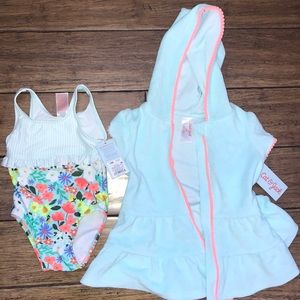 12-18 month swimsuit and cover up